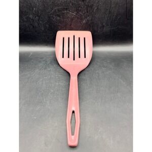 Vtg King Kraft Pink Slotted Spatula Northern Plastics USA Retro Kitchen‎ As Is